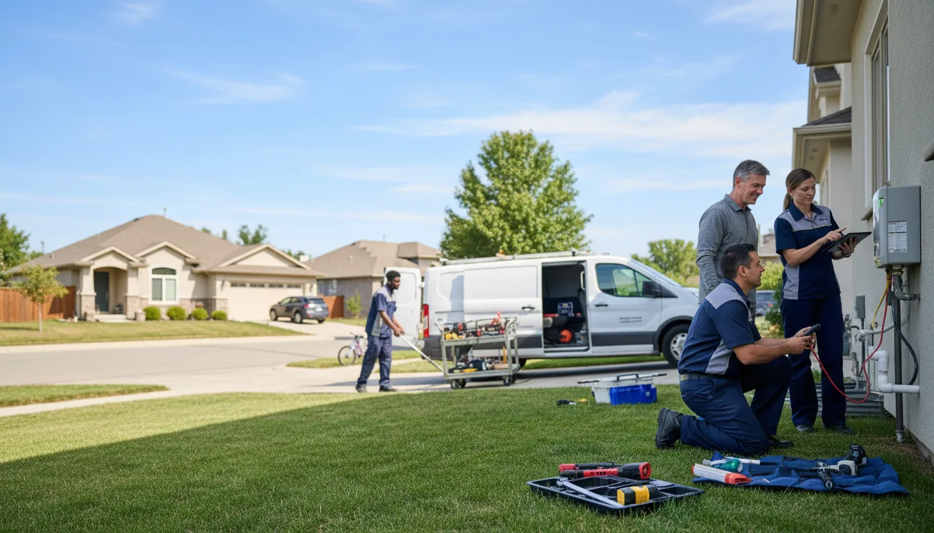 Tankless water heater service in Denbo, PA